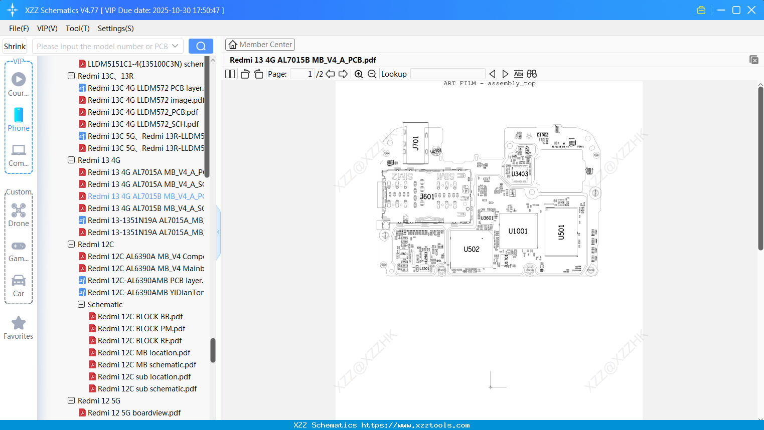 Xiaomi Redmi 13 4G AL7015B MB_V4_A_PCB